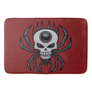 Skull Spider Bath Mat