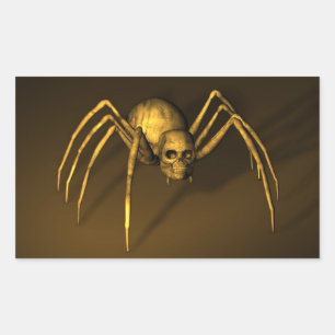 Skull Spider Sticker