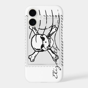 Skull Stamp Custom Monogram #2
