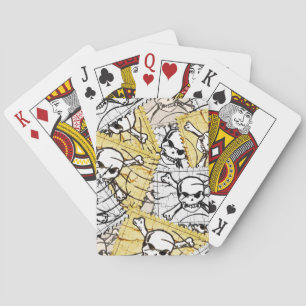 Skull Stamp Playing Cards