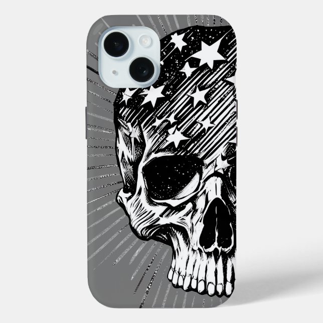 Skull & Stars II Case-Mate iPhone Case (Back)