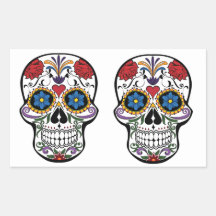 Skull sticker