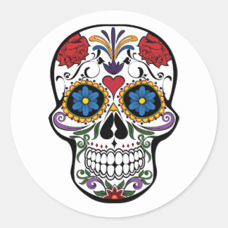 Skull sticker
