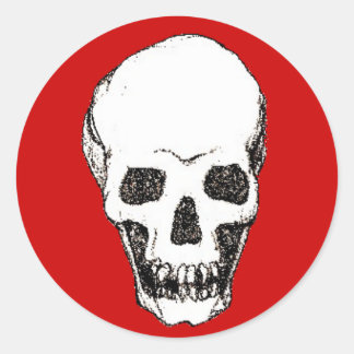 Skull sticker