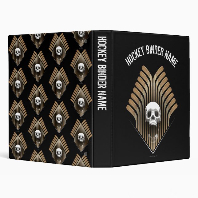 Skull & Sticks Avery Binder (Background)