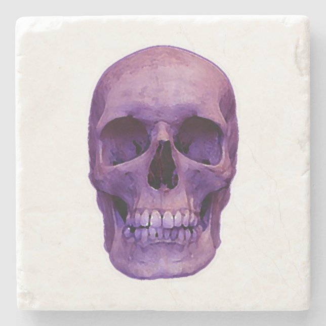 Skull Stone Coaster (Front)