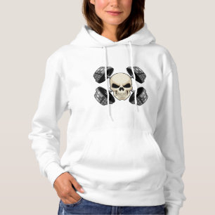 Skull Strength training Dumbbells Hoodie