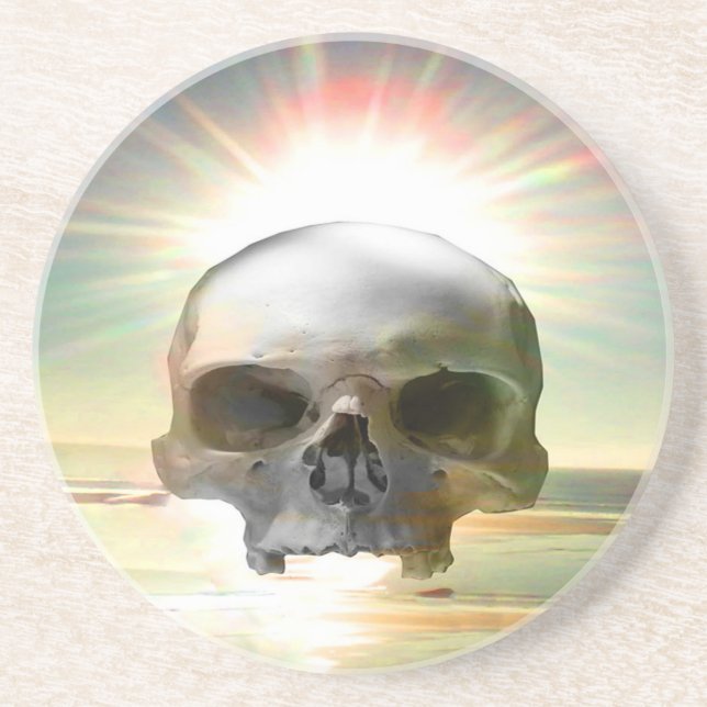 Skull Sunset Coaster (Front)