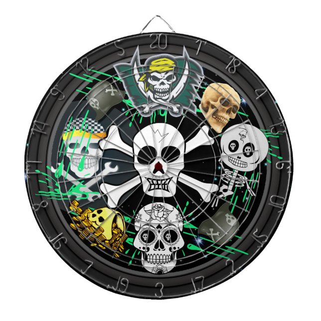 Skull Target Dartboard (Front)
