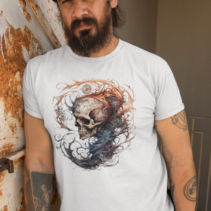 Skull Tattoo Design T-Shirt