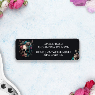 Skull Tattoo Rock and Roll Gothic Wedding