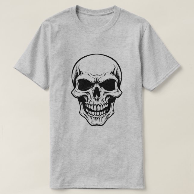 Skull Tee Shirt - CherryBombCo (Design Front)