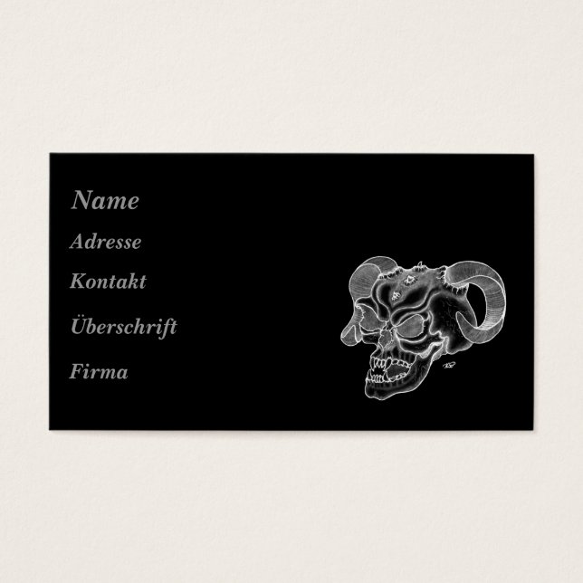 Skull - Teufelschädel (Front)