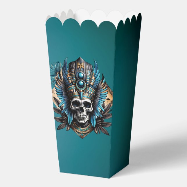 Skull that embodies the mystical aura  favor box (Front)