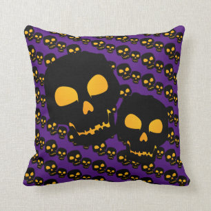 Skull Throw Pillow