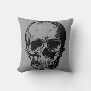 Skull Throw Pillow