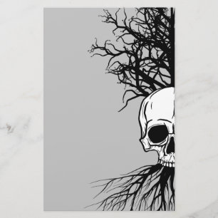 Skull & Tree Stationery