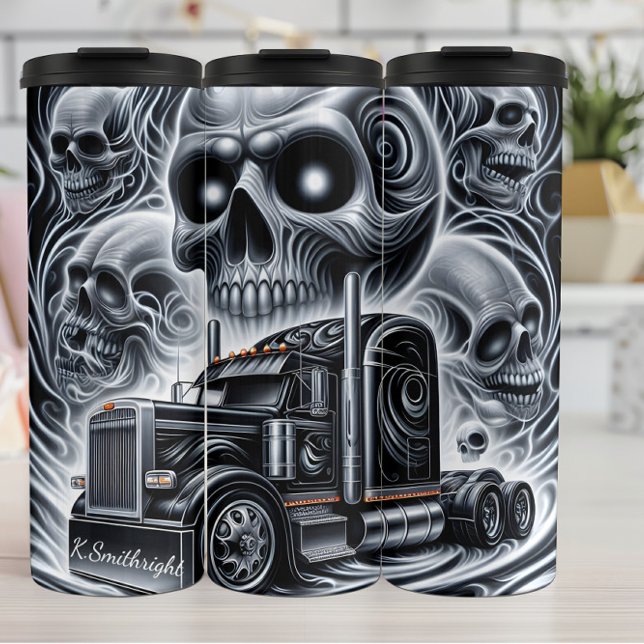 Skull Truck Phantom Haul Thermal Tumbler (Creator Uploaded)