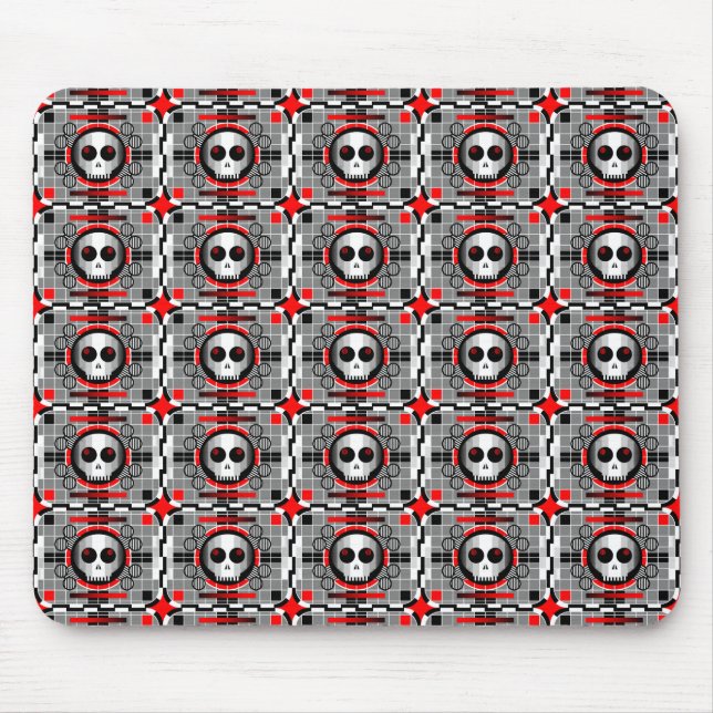 Skull TV multi mousepad (Front)