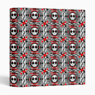 Skull TV Multi ring binder
