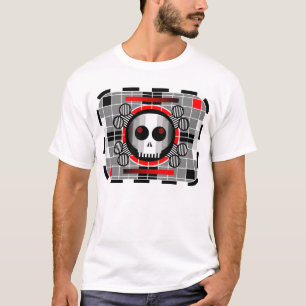 Skull TV t-shirt men's basic white