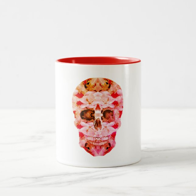 Skull Two colours Mug (Center)