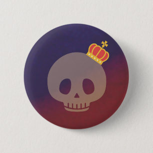 skull uk 2 inch round button