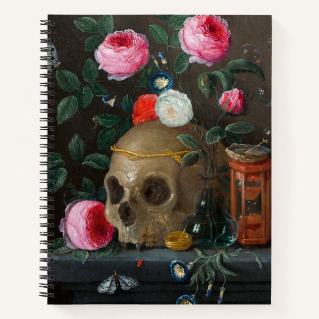 Skull Vanitas Still Life Jan van Kessel Notebook (Front)
