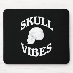 Skull vibes mouse pad