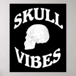 Skull vibes poster