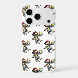 Skull Volleyball Player Sport Lover Graphic Phone