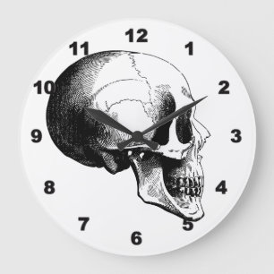 Skull Wall Clock