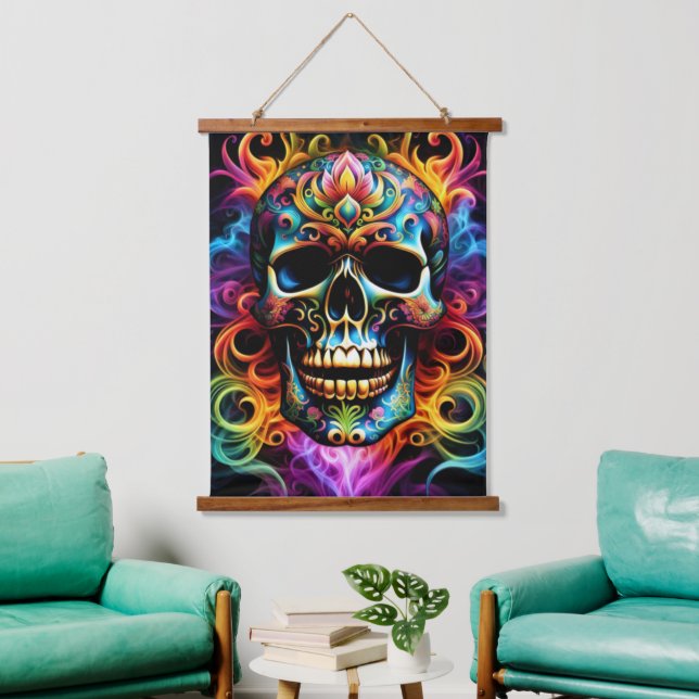 Skull Wall Tapestry (Living Room)