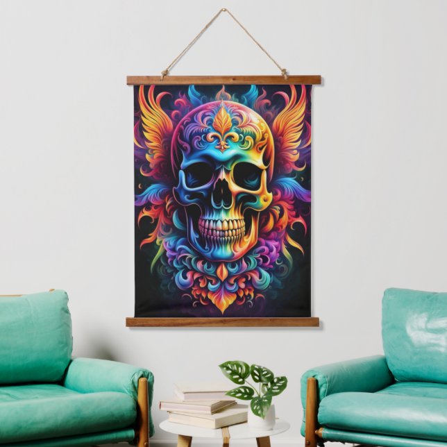 Skull Wall Tapestry (Living Room)