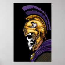 Skull warrior with Black