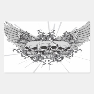 Skull Wings Sticker