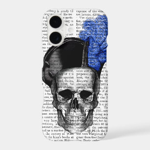 Skull with Blue Hat