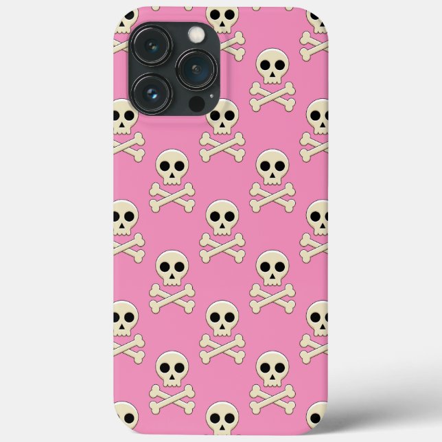 Skull with Bones Case-Mate iPhone Case (Back)