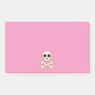 Skull with Bones Post-it Notes