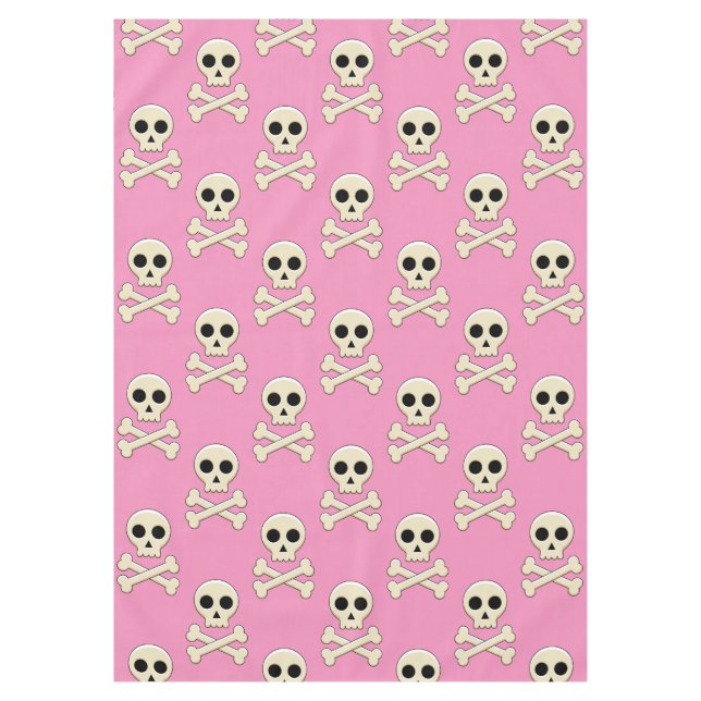Skull with Bones Tablecloth (Front)