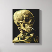 Skull with Burning Cigarette by Van Gogh