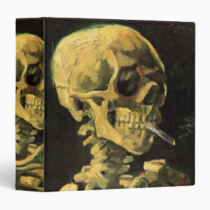 Skull with Burning Cigarette by Vincent van Gogh Binder