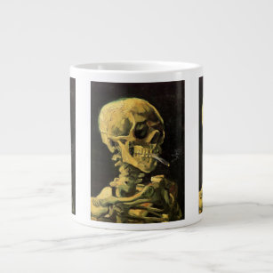 Skull with Burning Cigarette by Vincent van Gogh Large Coffee Mug