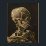 Skull with Burning Cigarette Vincent van Gogh Art<br><div class="desc">Vincent van Gogh (Dutch, 1853 - 1890) Skull of a Skeleton with Burning Cigarette, 1885–86, Oil on canvas Unframed: 32 cm × 24.5 cm (13 in × 9.6 in) Early work by Vincent van Gogh. This small painting is part of the permanent collection of the Van Gogh Museum in Amsterdam....</div>