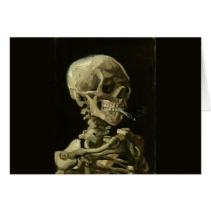 Skull with Cigarette by Van Gogh