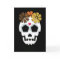 Skull With Fall Hued Flowers