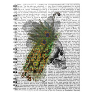 Skull With Feather Headress Notebook