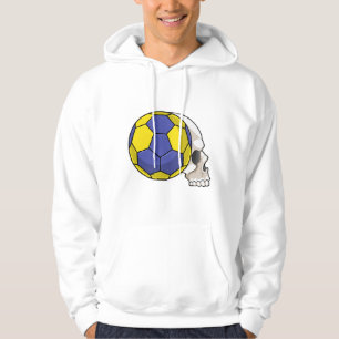 Skull with Handball Sports Hoodie