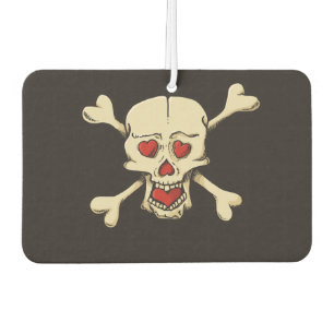 Skull with Hearts Air Freshener