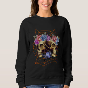 Skull with Roses Sweatshirt